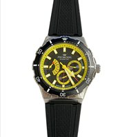 Orologio Pryngeps in Acciaio A1216 NERO GIALLO